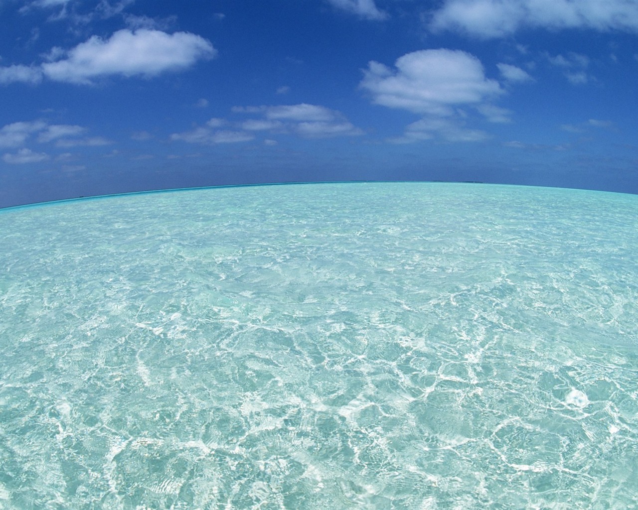 Malediven Wasser und blauer Himmel #18 - 1280x1024
