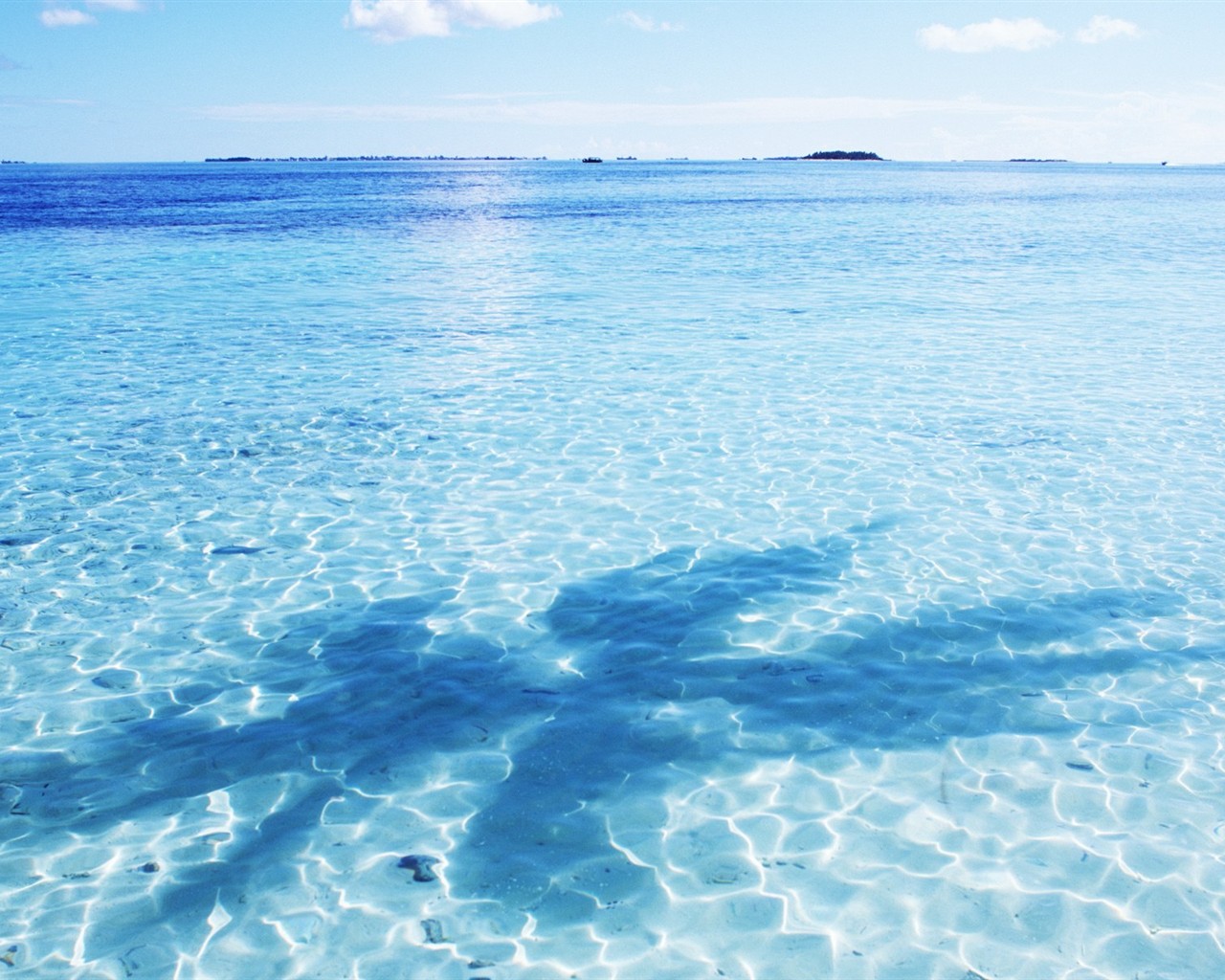 Maldivas agua y el cielo azul #19 - 1280x1024