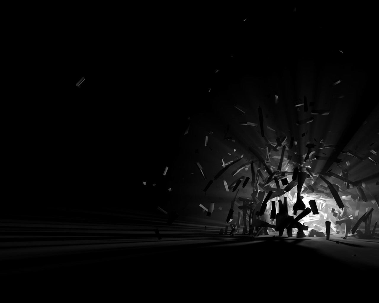Non-tradiční černé téma wallpaper #33 - 1280x1024