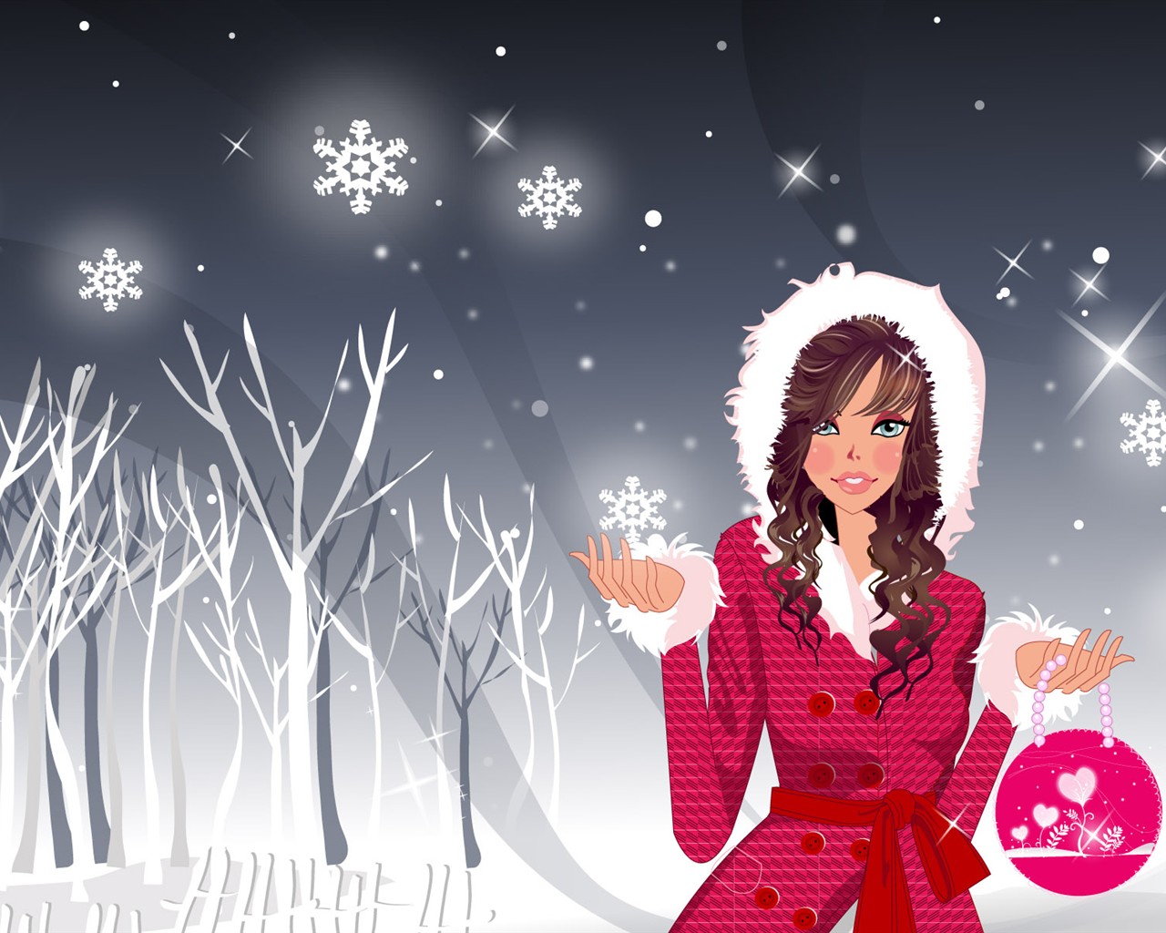 Christmas Wallpaper illustration MM #20 - 1280x1024