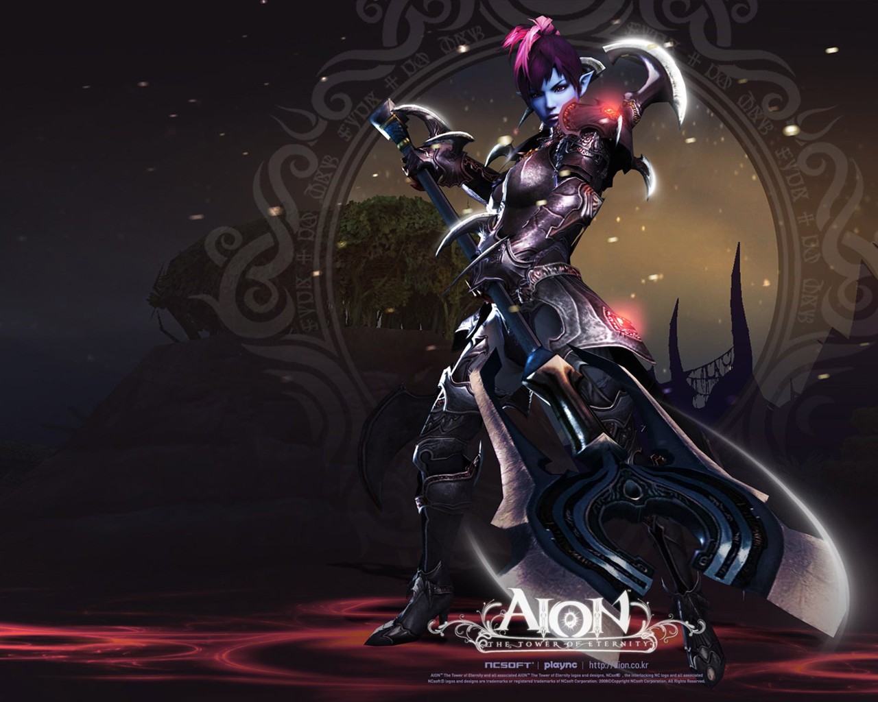 Aion modeling HD gaming wallpapers #5 - 1280x1024