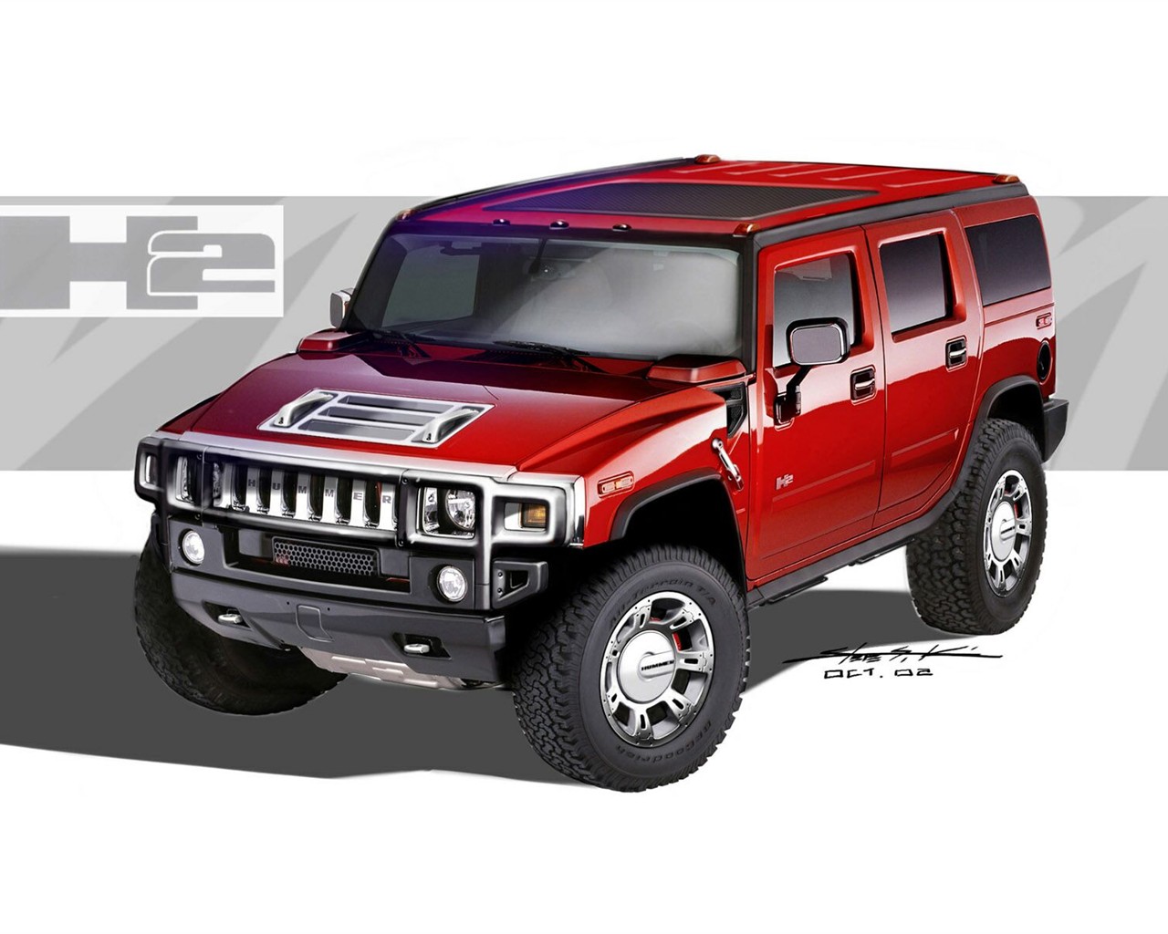 Hummer wallpaper album (1) #11 - 1280x1024