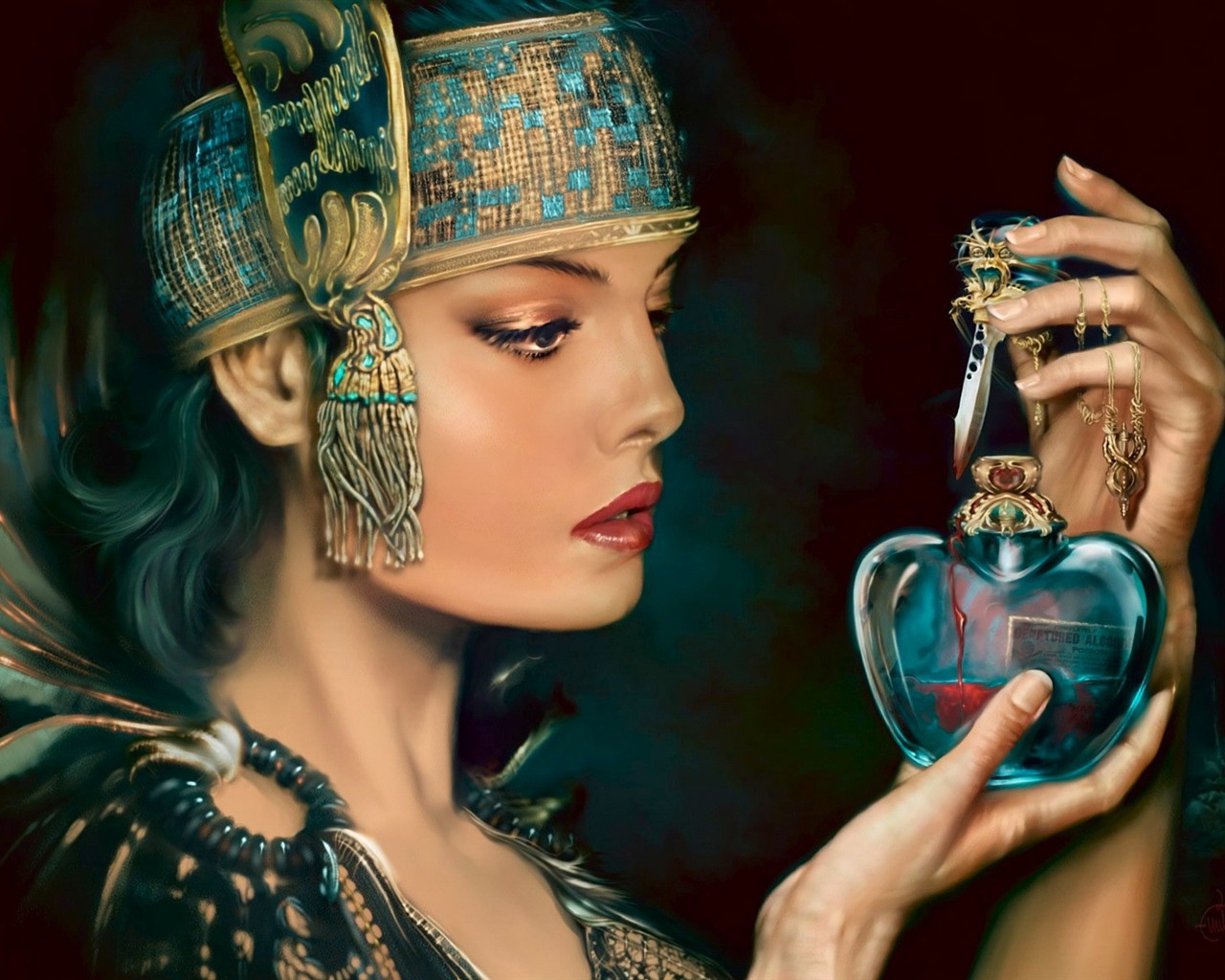 Non-mainstream beauty wallpaper #25 - 1280x1024