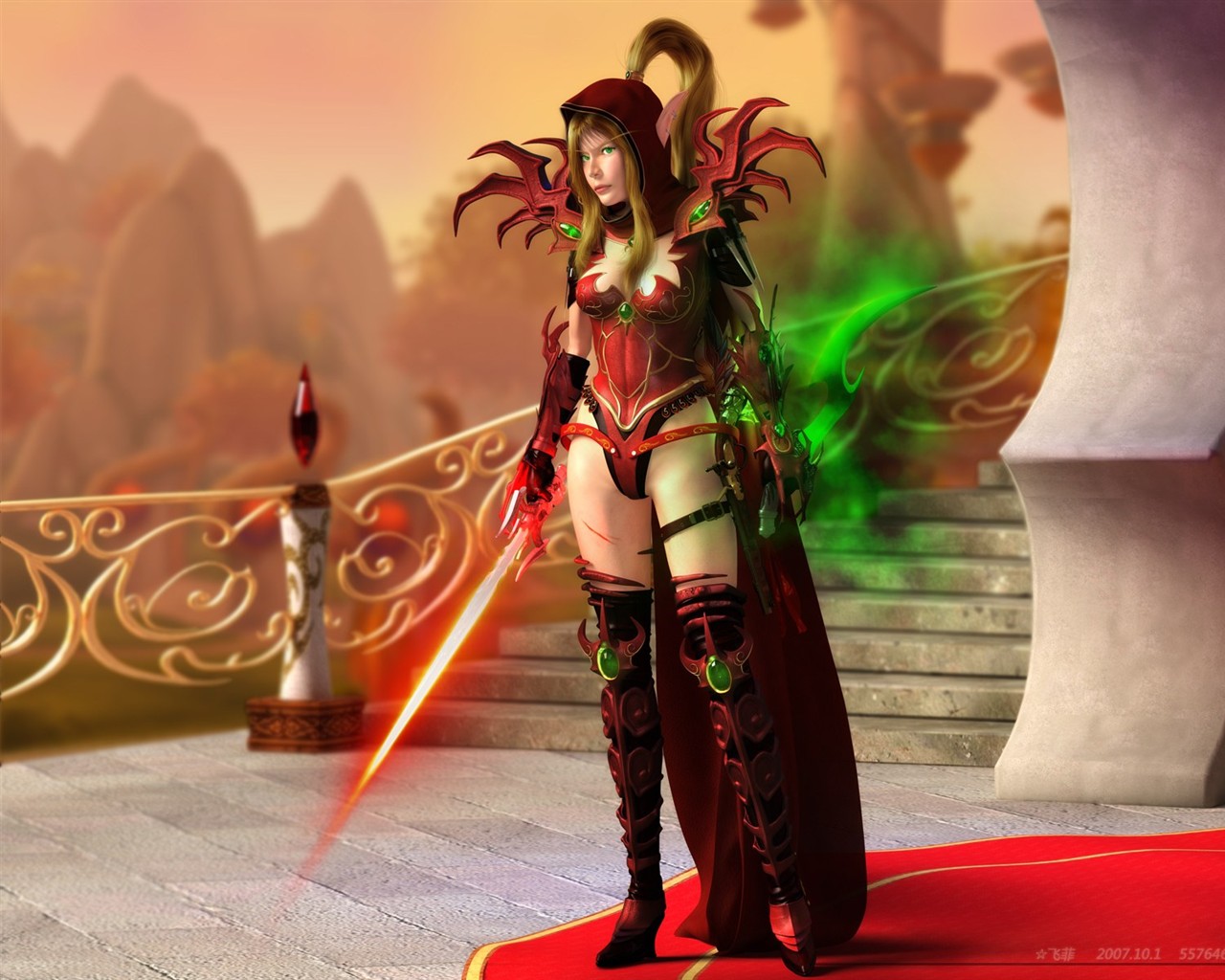 World of Warcraft: Fond d'écran officiel de Burning Crusade (1) #32 - 1280x1024