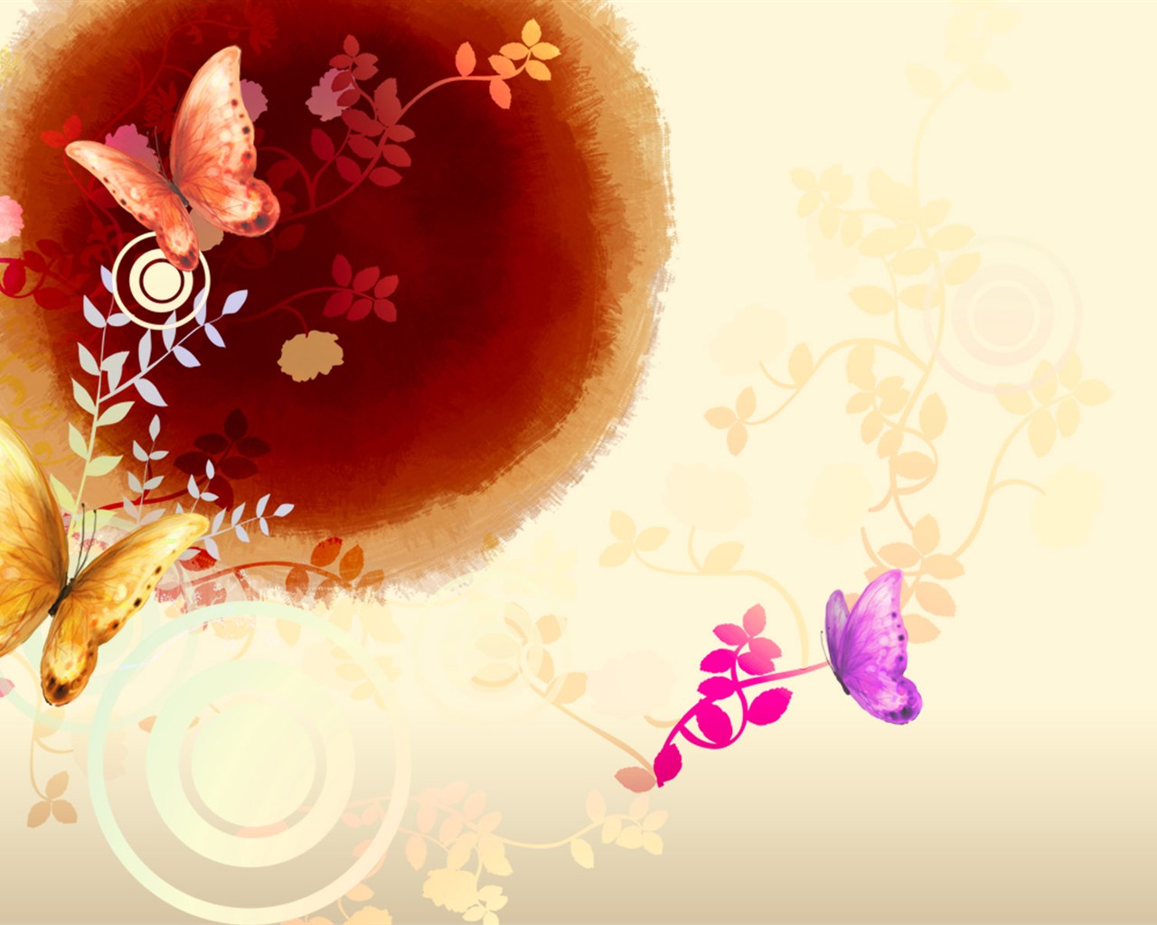 Aura encre colorant wallpaper art #9 - 1280x1024