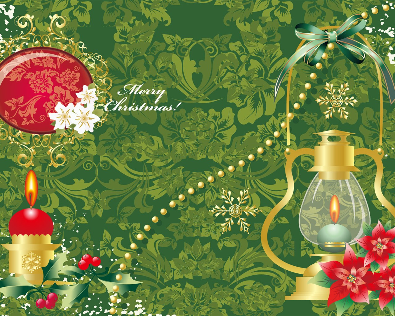 Exquisite Christmas Theme Fonds d'écran HD #23 - 1280x1024