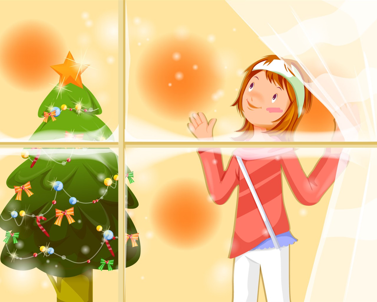 Christmas Winter Wallpaper chapter of Vector #27 - 1280x1024