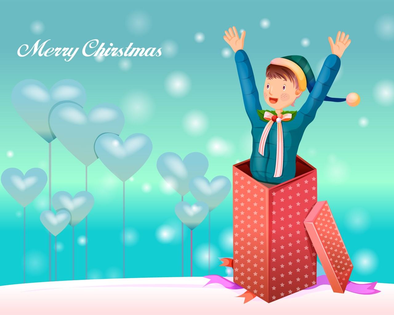 Christmas Winter Wallpaper chapter of Vector #30 - 1280x1024