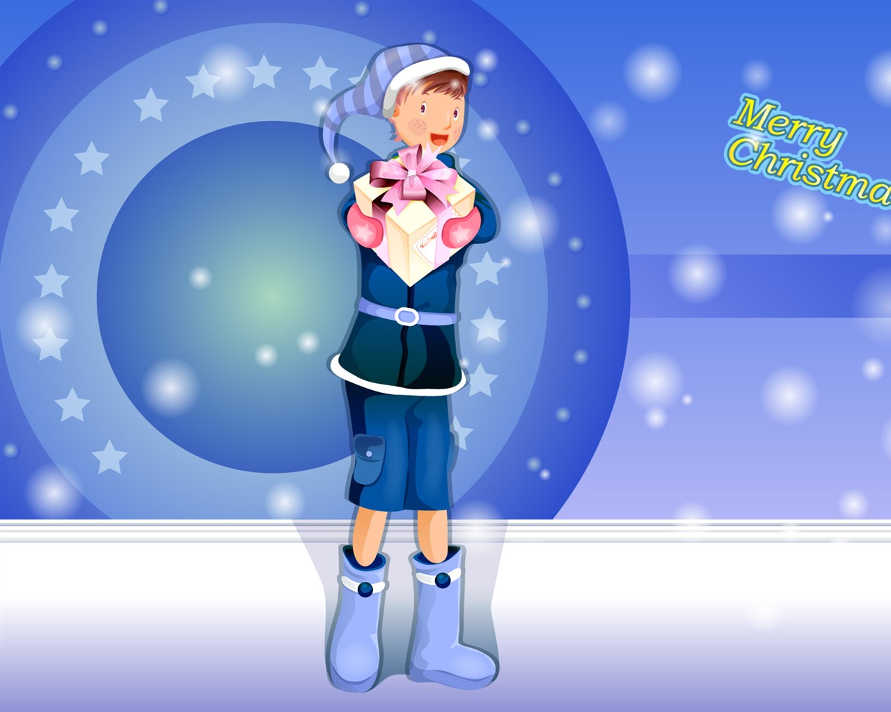 矢量冬日壁紙之聖誕篇 #32 - 1280x1024