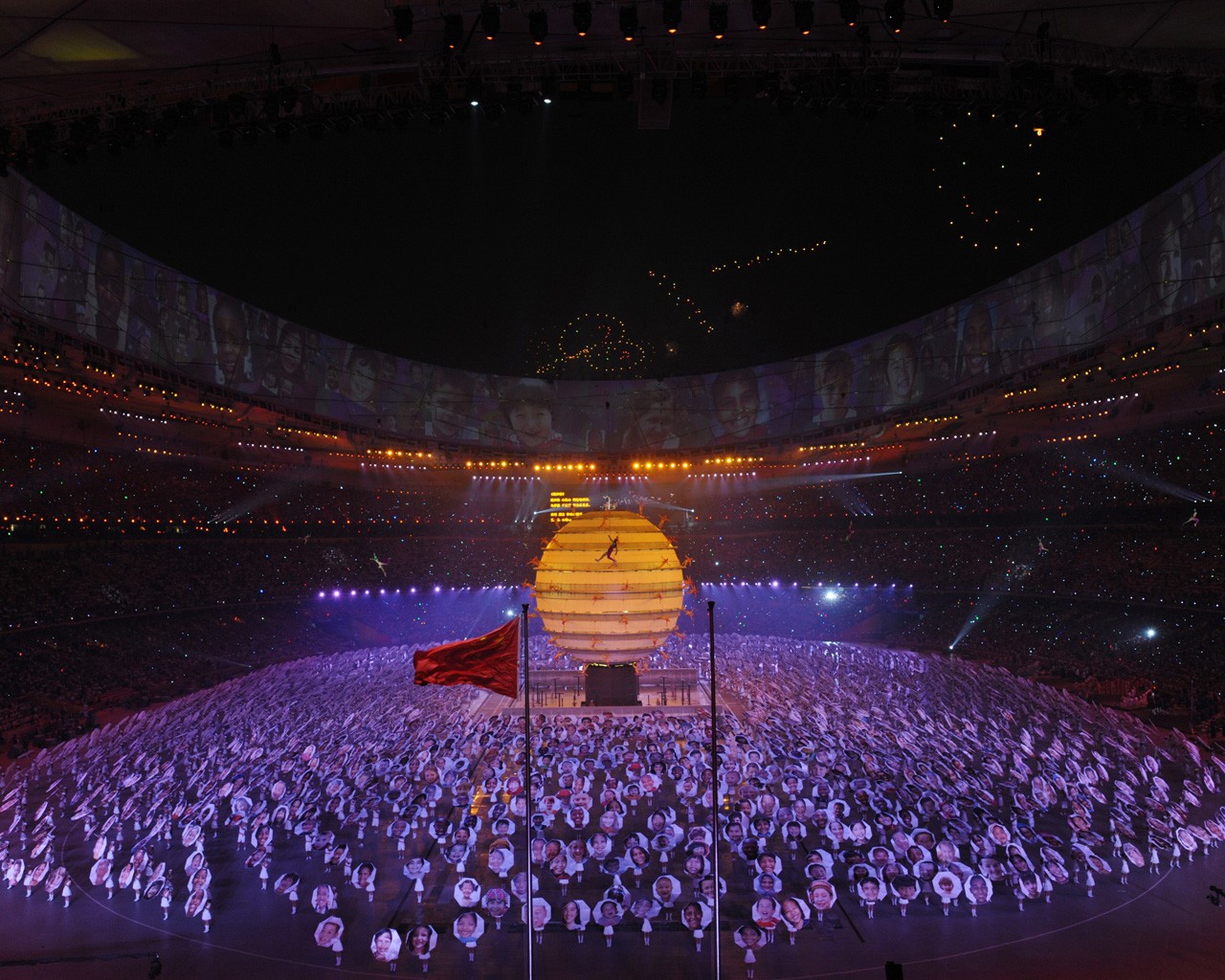 2008 Juegos Olímpicos de Beijing Ceremonia de Apertura de Escritorio #4 - 1280x1024
