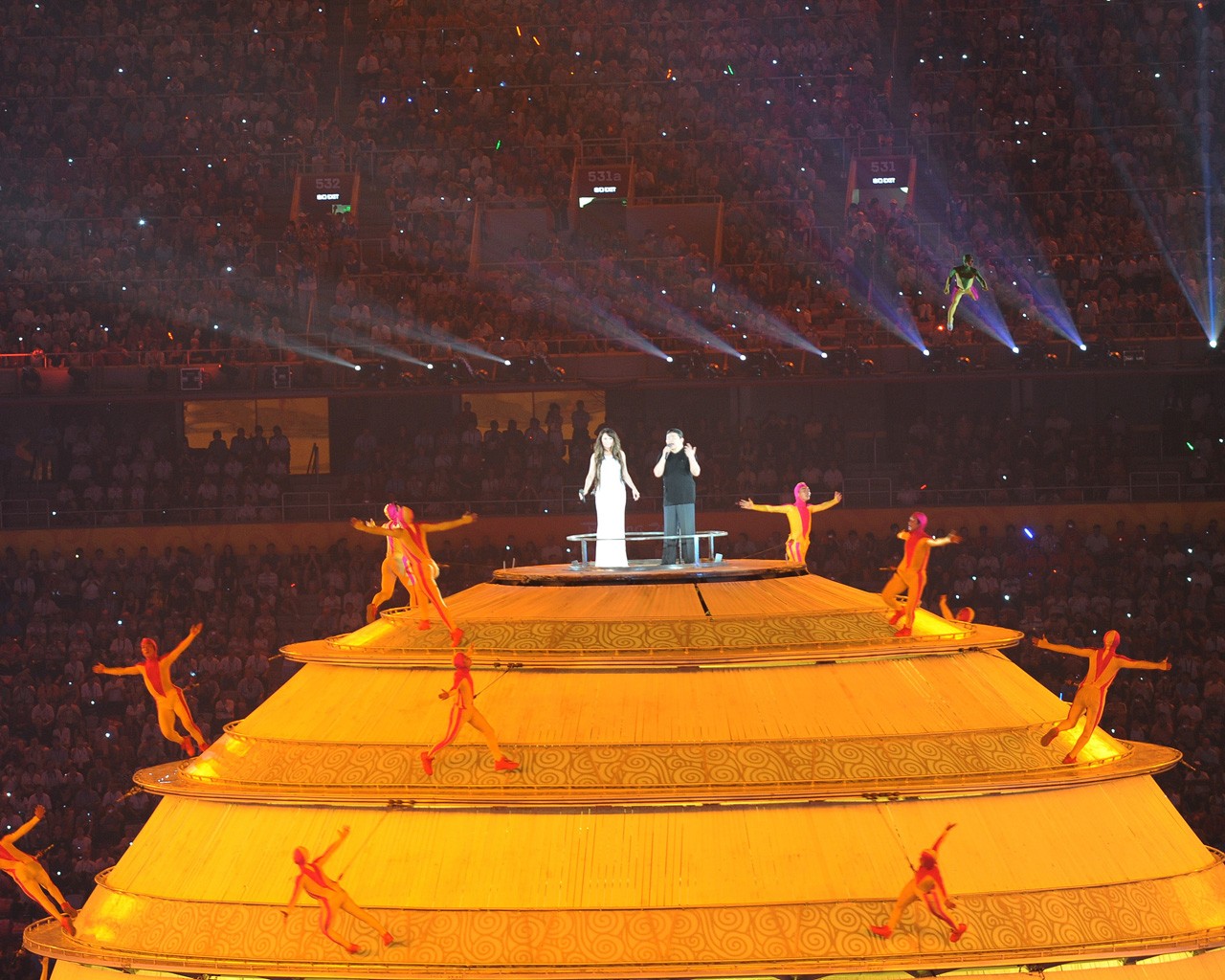 2008 Juegos Olímpicos de Beijing Ceremonia de Apertura de Escritorio #22 - 1280x1024
