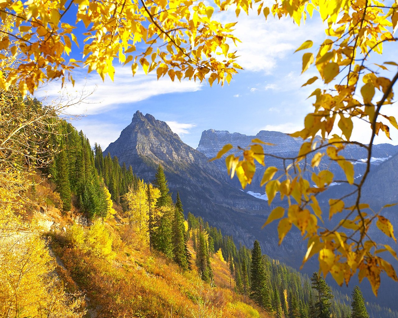 Dickes Herbstlandschaft Tapete #11 - 1280x1024