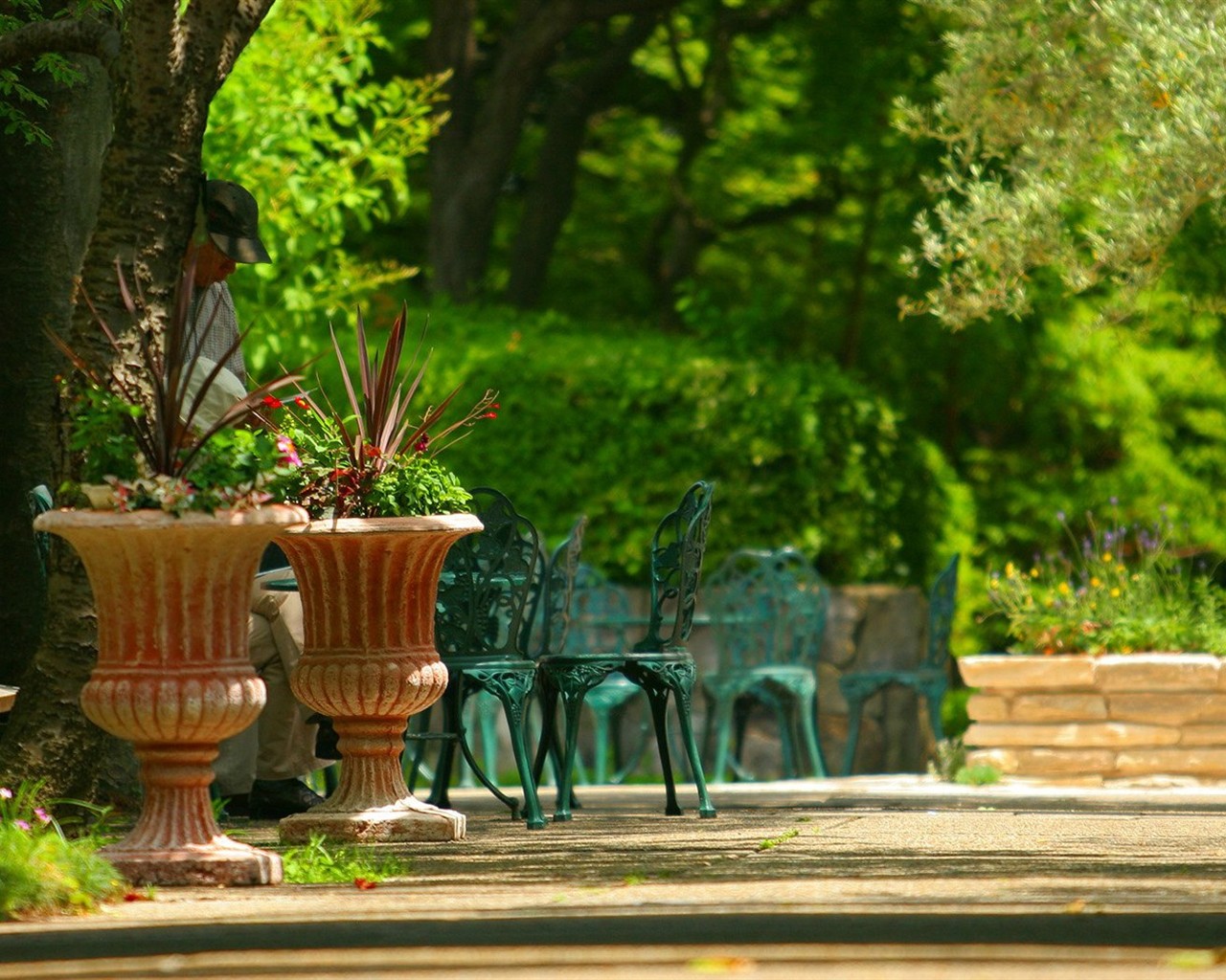 Parc beau fond d'écran #22 - 1280x1024