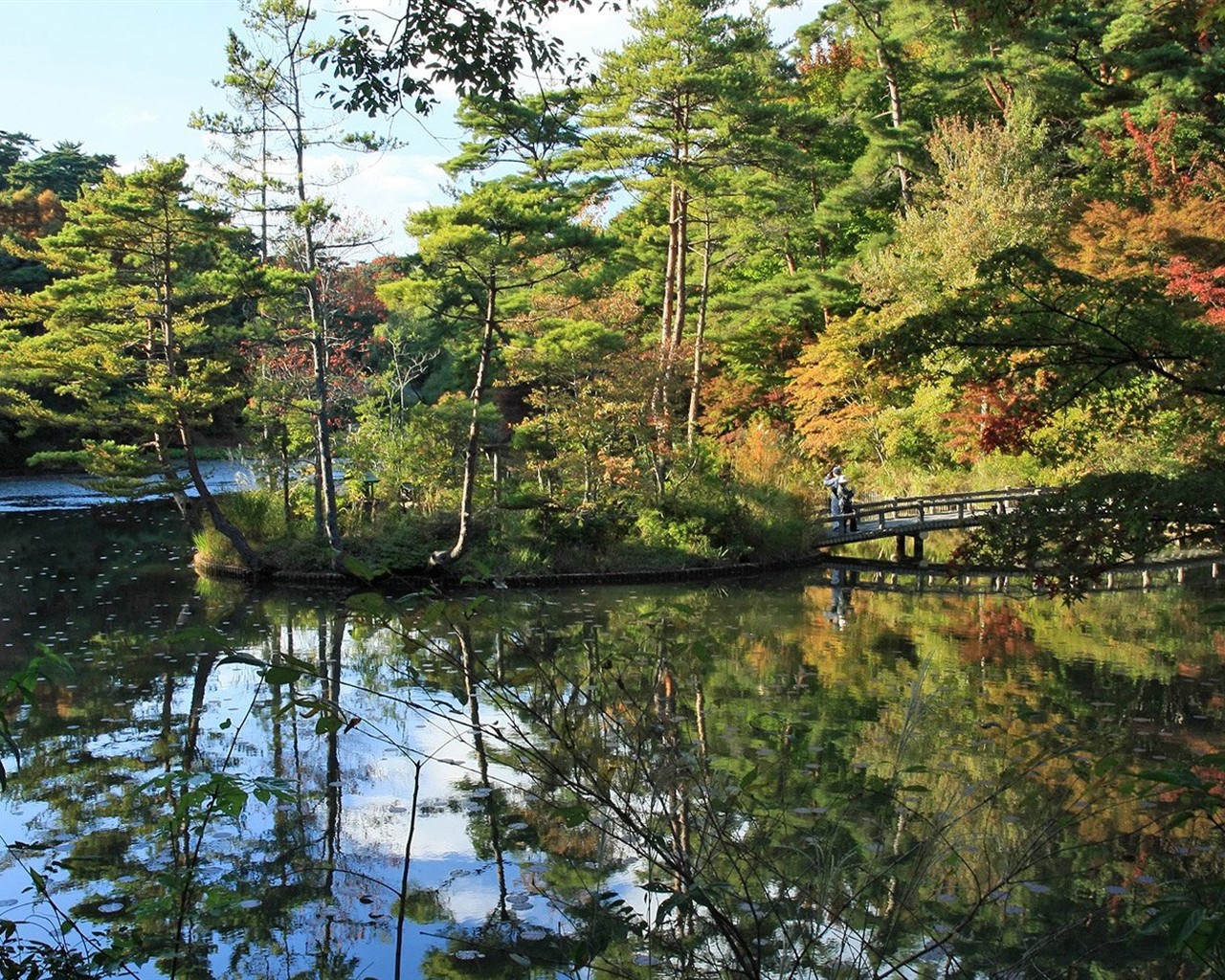 寧靜庭園 公園美景壁紙 #30 - 1280x1024