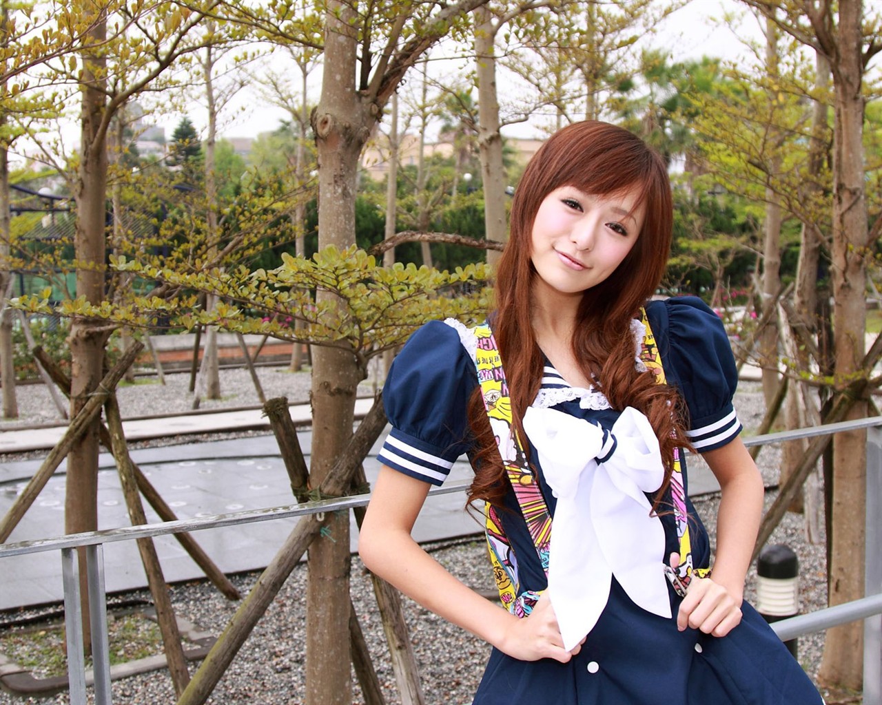 Tchaj-wan MM Yin Fu wallpaper album (1) #21 - 1280x1024