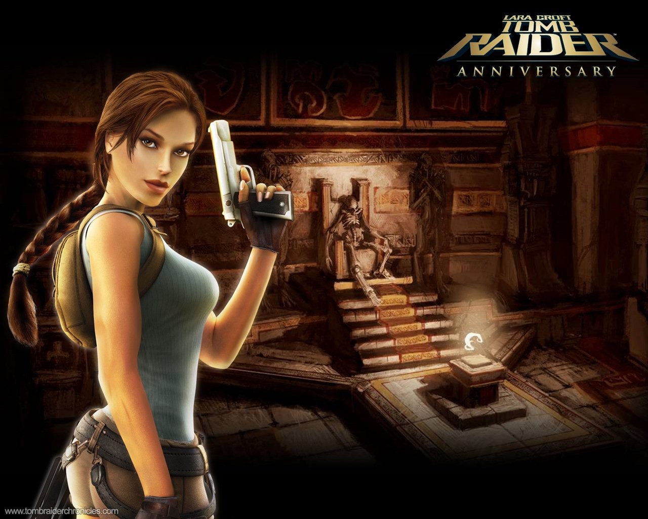 Lara Croft Tomb Raider 10th Anniversary Wallpaper #1 - 1280x1024