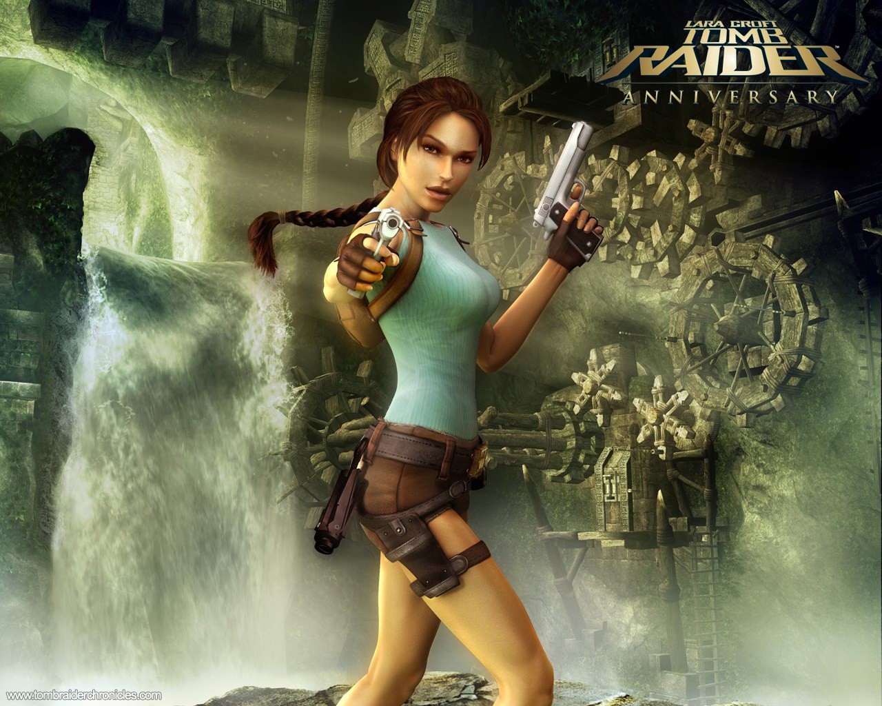 Lara Croft Tomb Raider 10th Anniversary Fond d'écran #5 - 1280x1024