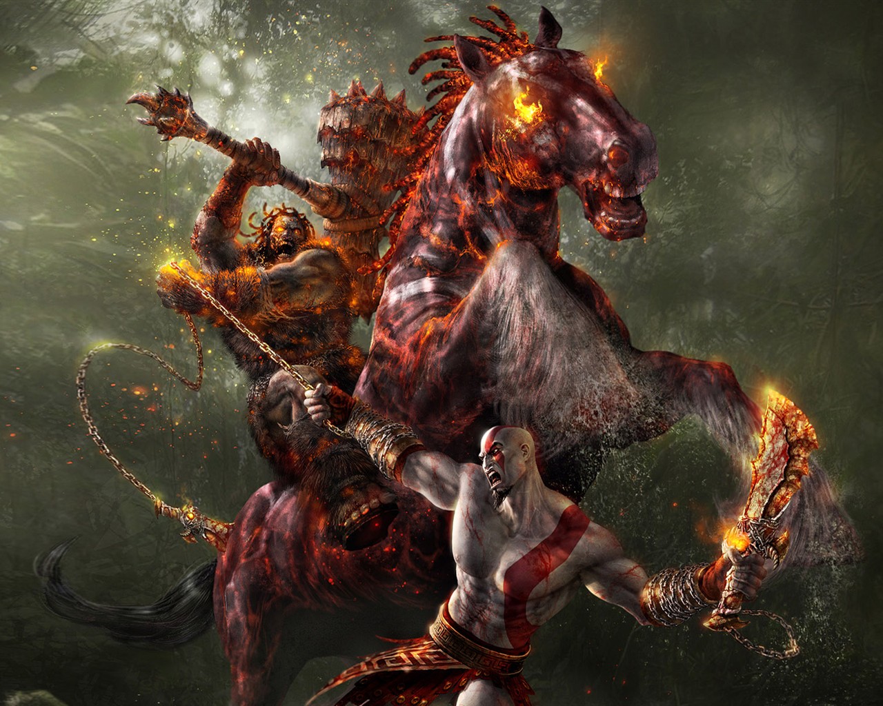 God of War HD Wallpaper #3 - 1280x1024