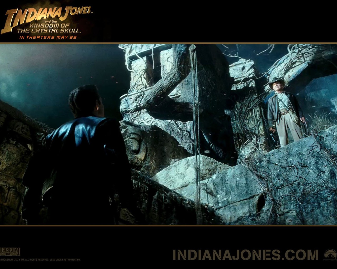 Indiana Jones 4 křišťálové lebky wallpaper #4 - 1280x1024
