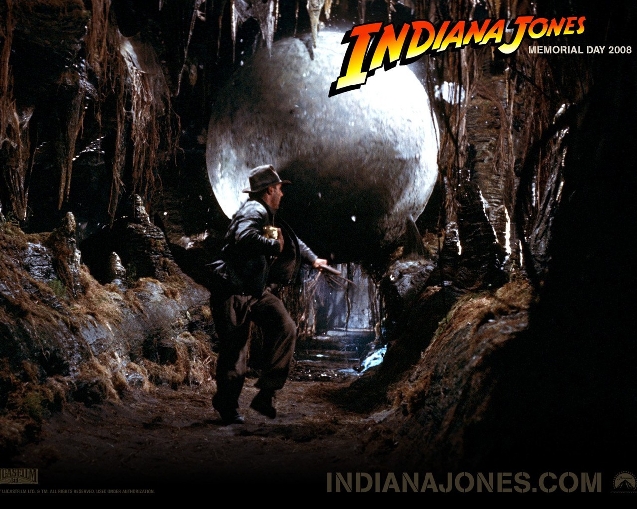 Indiana Jones 4 fonds d'écran Crystal Skull #10 - 1280x1024