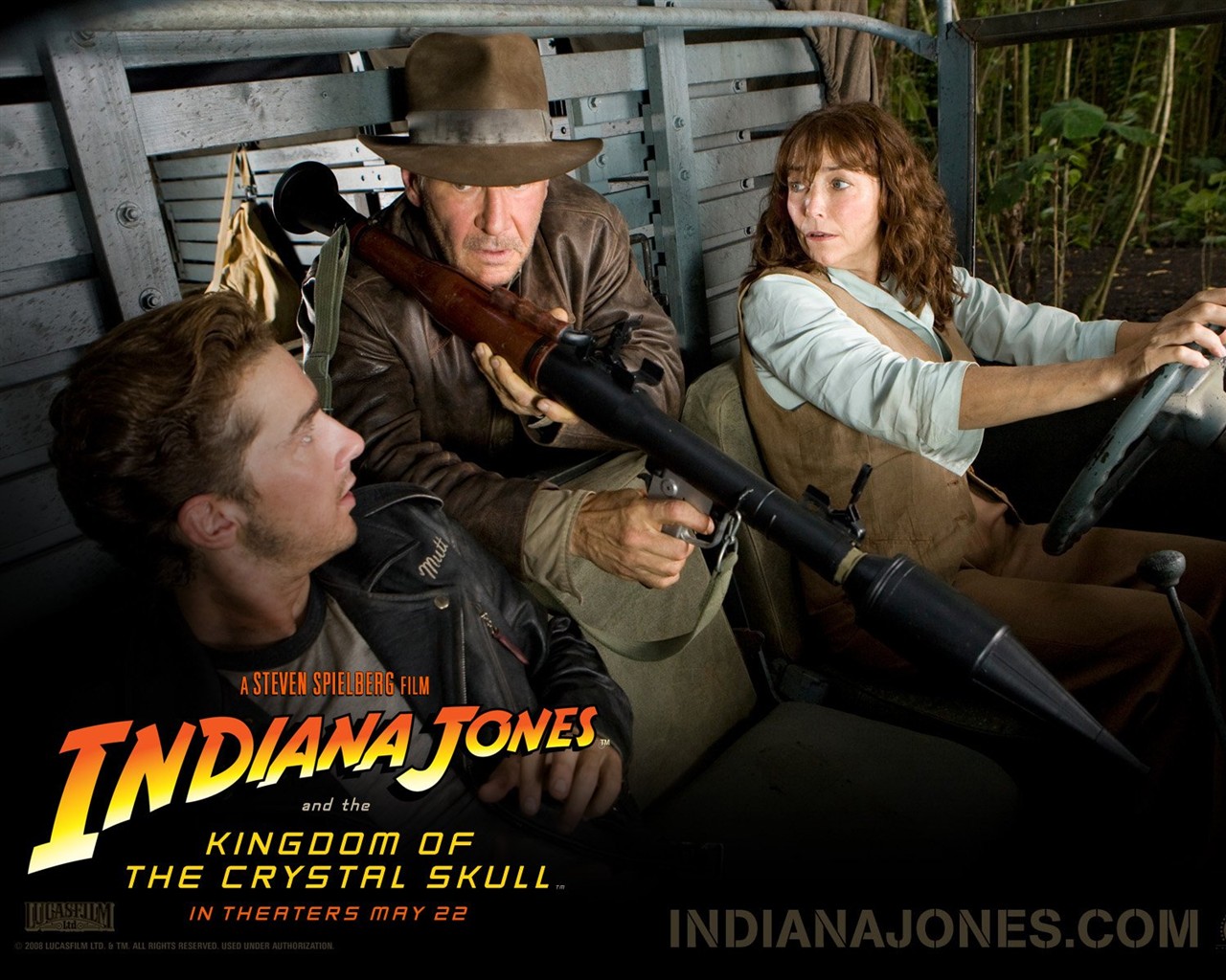 Indiana Jones 4 fonds d'écran Crystal Skull #21 - 1280x1024
