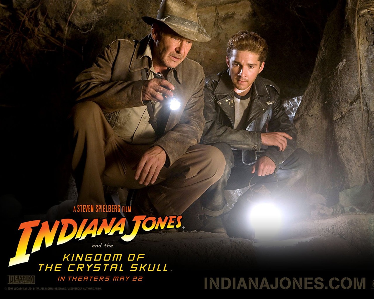 Indiana Jones 4 křišťálové lebky wallpaper #24 - 1280x1024