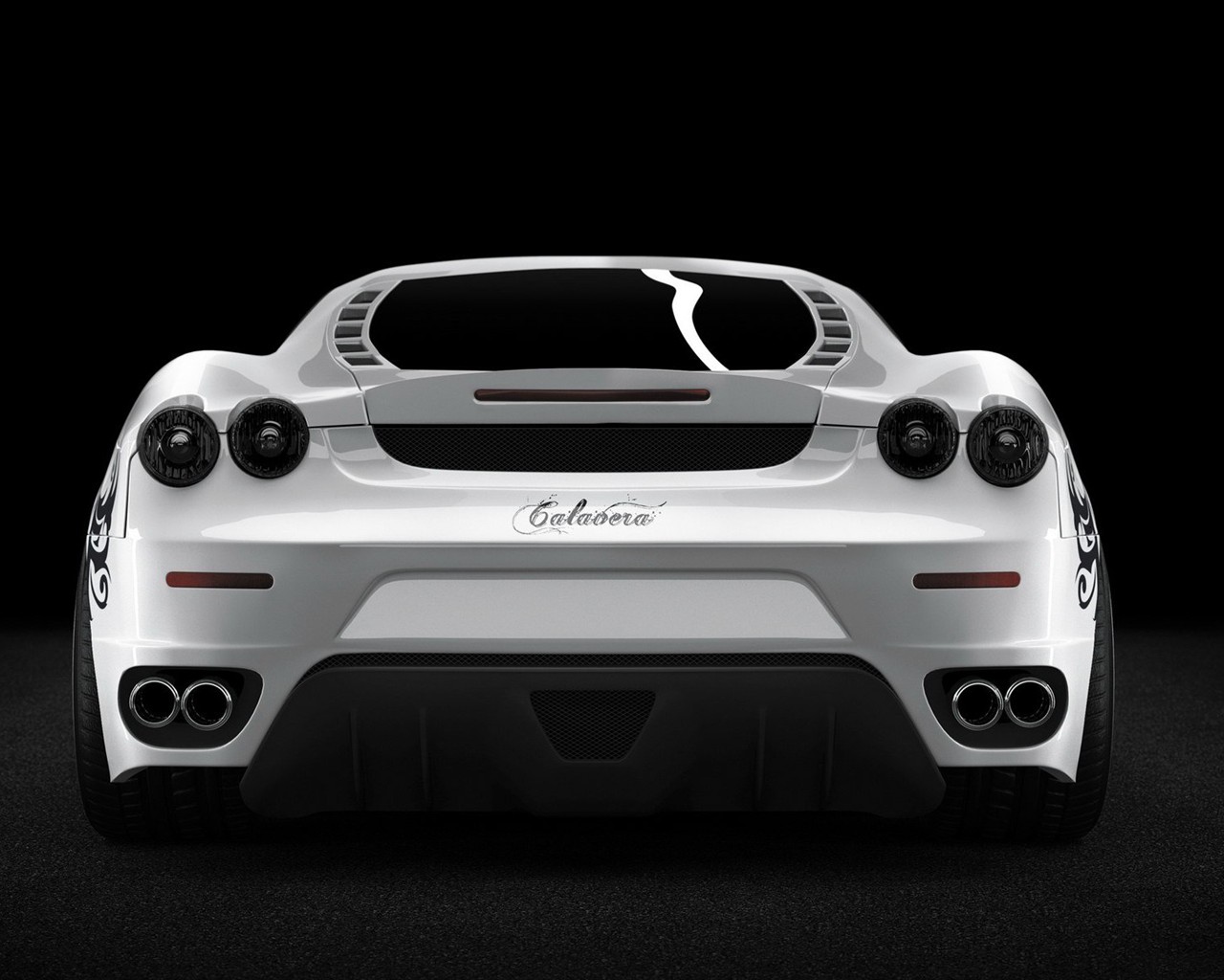 bílá lebka Ferrari F430 tapety #16 - 1280x1024