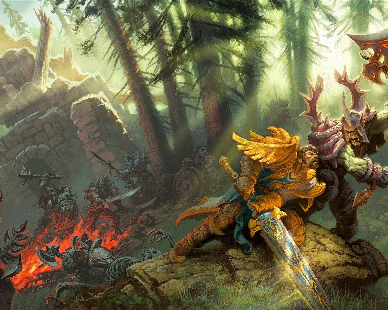 World of Warcraft Album Fond d'écran HD #3 - 1280x1024