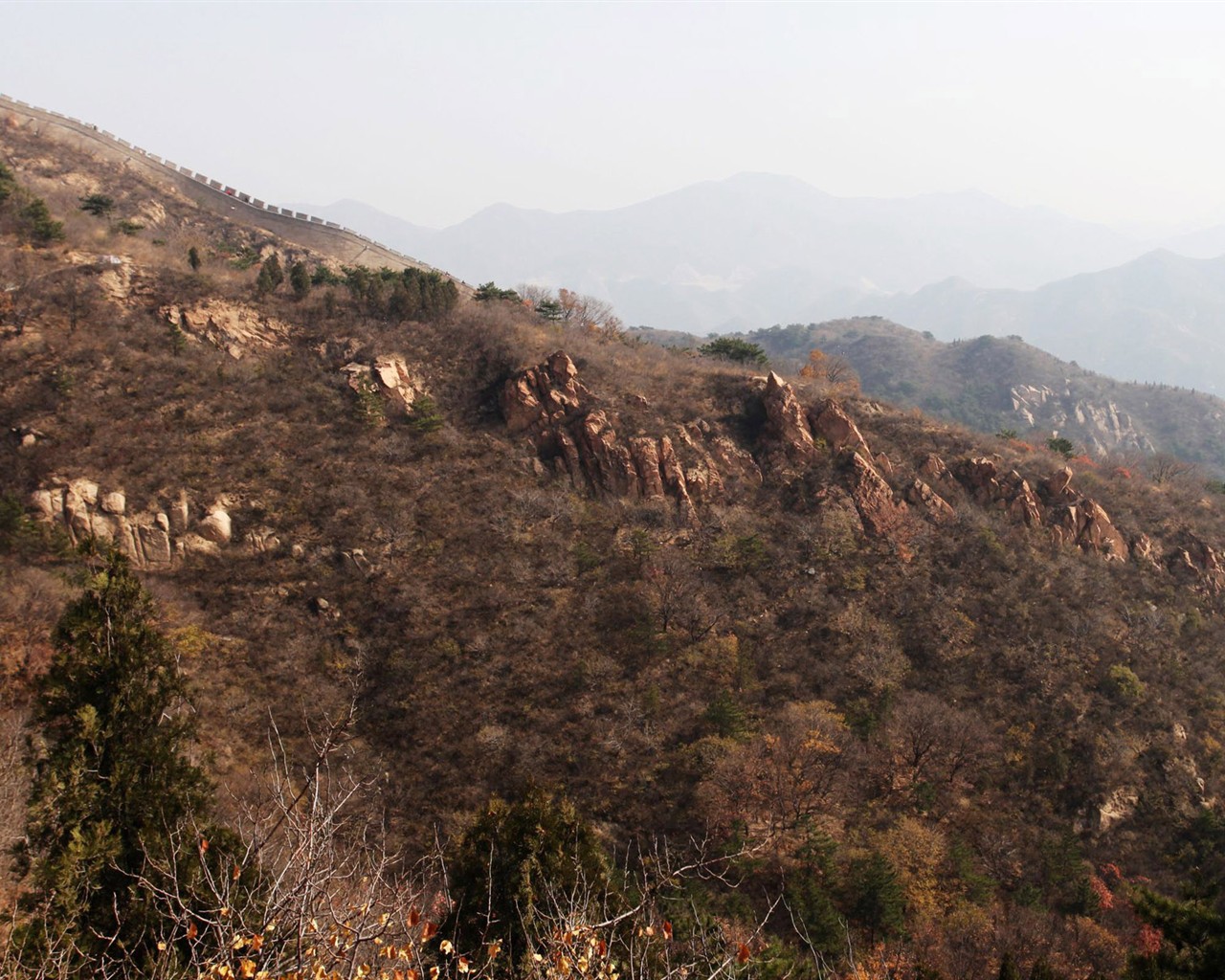 Peking Tour - Badaling Velká čínská zeď (GGC práce) #5 - 1280x1024