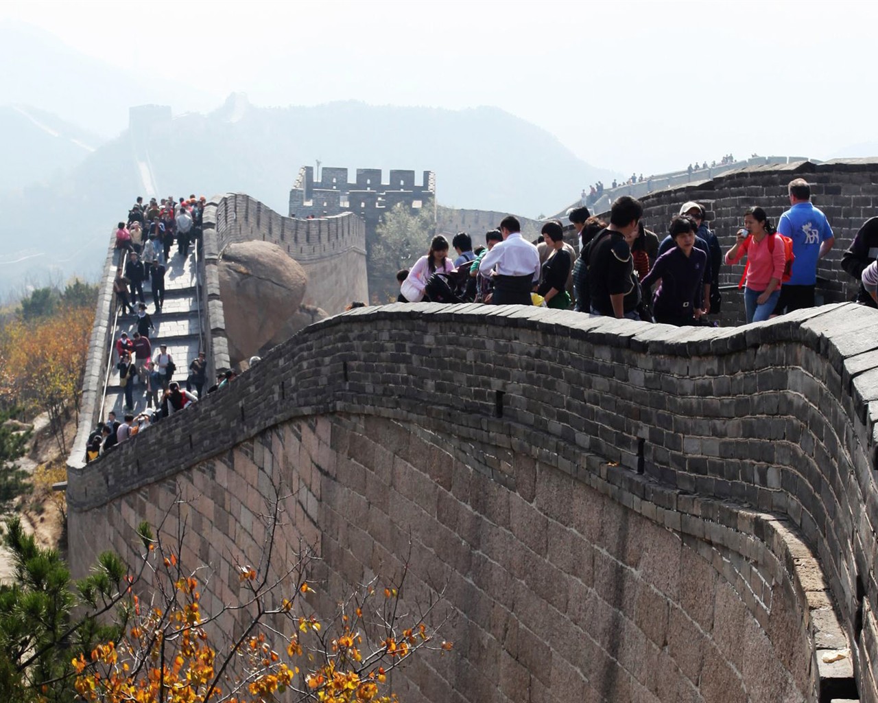 Peking Tour - Badaling Velká čínská zeď (GGC práce) #14 - 1280x1024