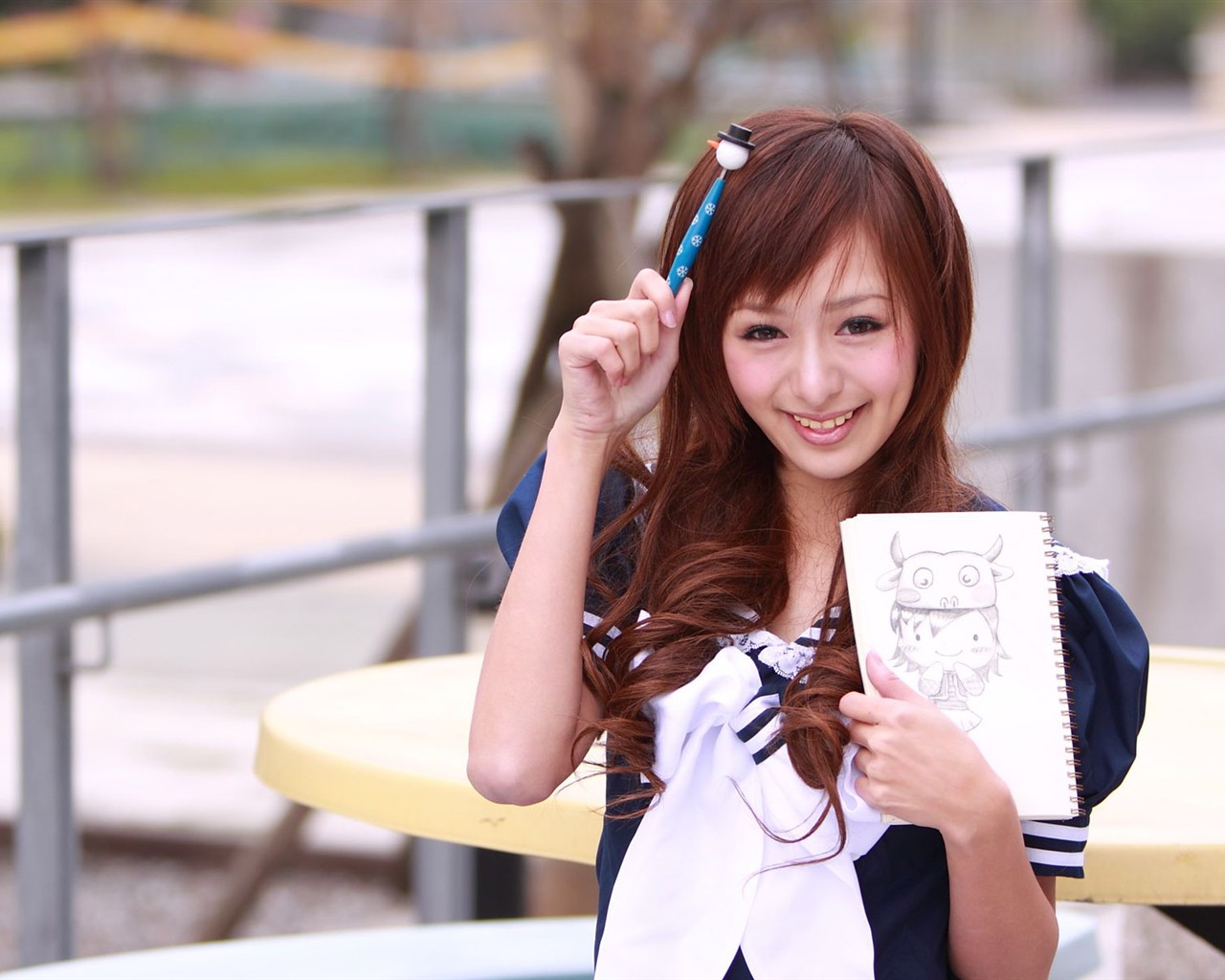 Tchaj-wan MM Yin Fu wallpaper album (2) #13 - 1280x1024