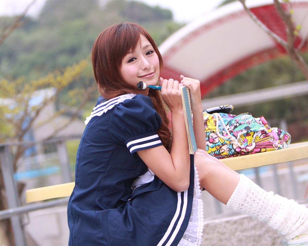 Tchaj-wan MM Yin Fu wallpaper album (2) #15 - 1280x1024