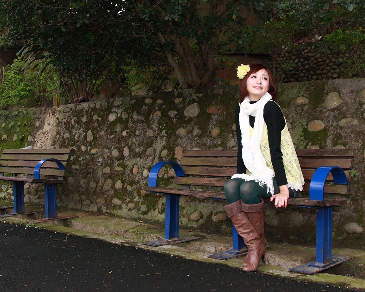 Tchaj-wan MM Yin Fu wallpaper album (2) #32 - 1280x1024