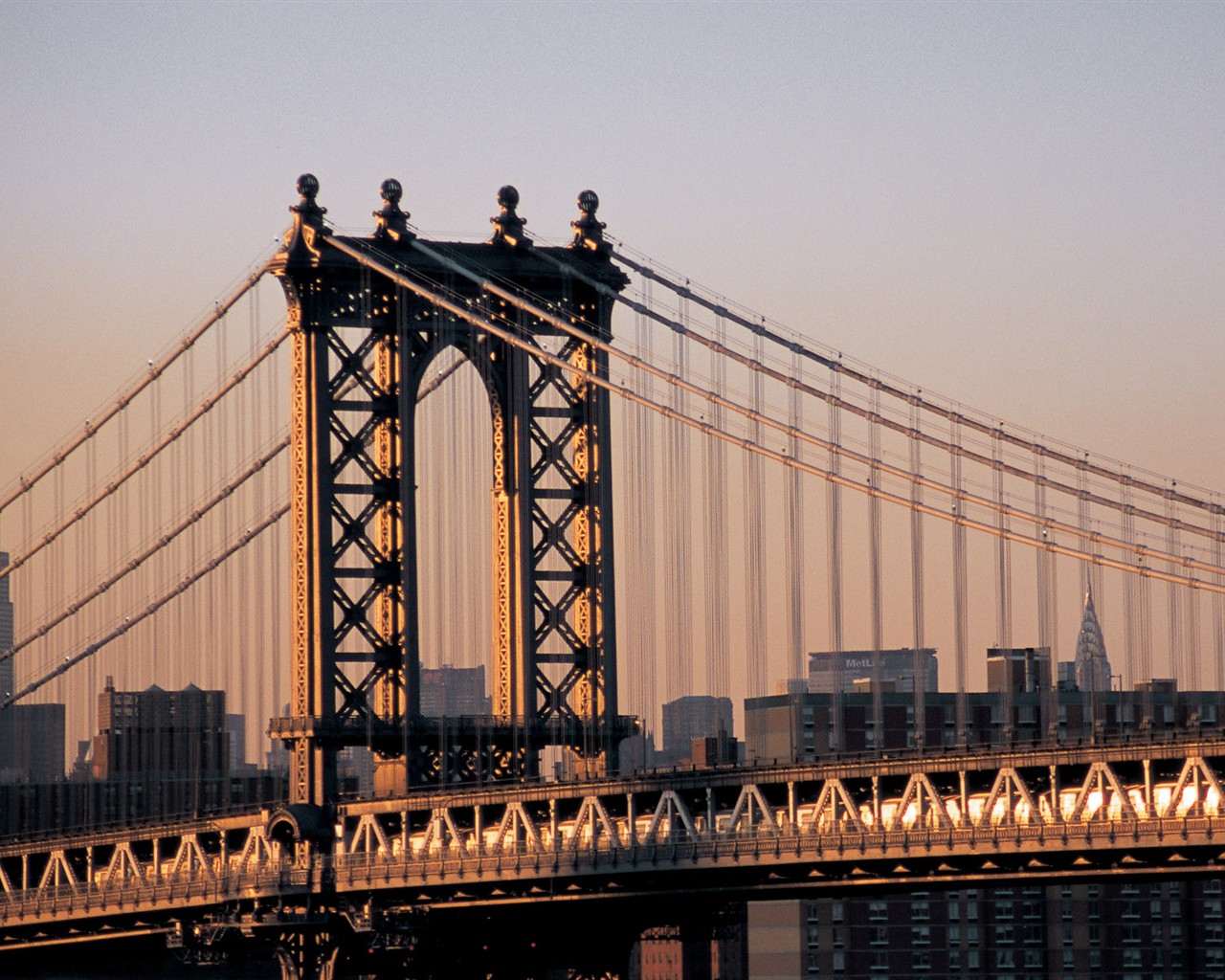 rušný město New York Stavební #7 - 1280x1024