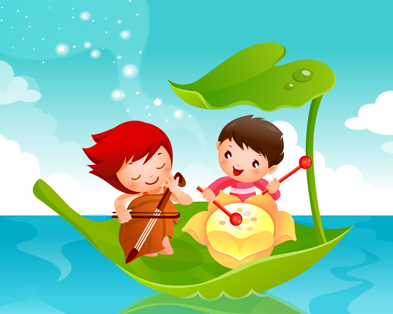Childhood Dreams cartoon wallpaper albums #4 - 1280x1024
