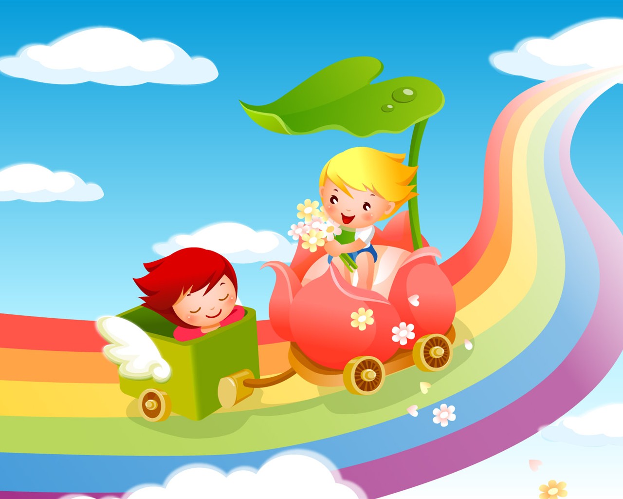 Childhood Dreams alba kreslené tapety #8 - 1280x1024