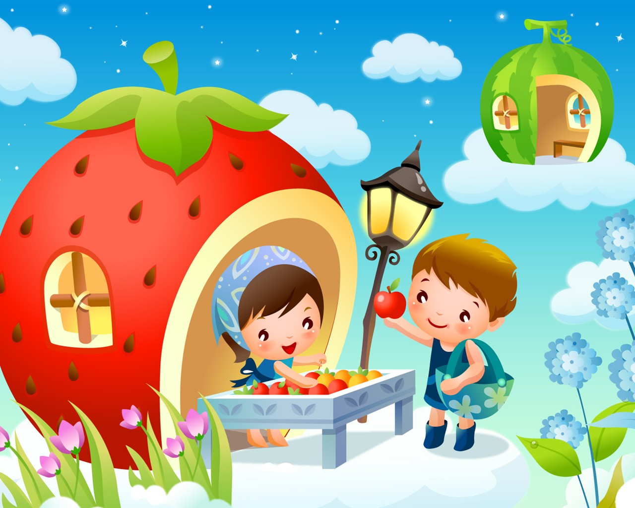 Childhood Dreams alba kreslené tapety #15 - 1280x1024
