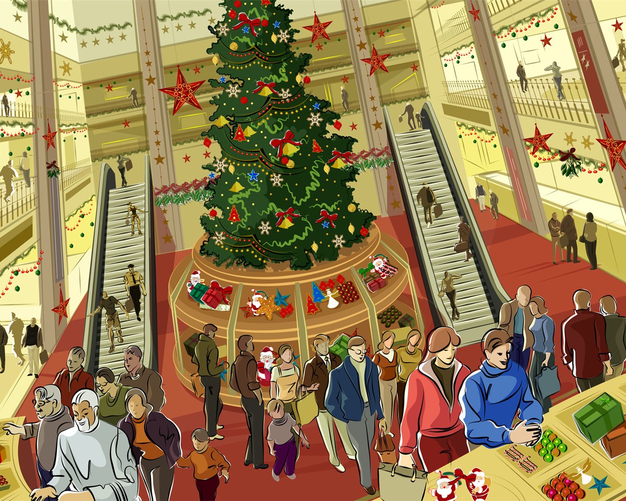 Christmas Theme HD Bilder (2) #36 - 1280x1024