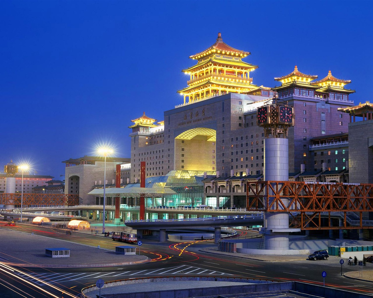 klasických a moderních Pekingu scenérie #16 - 1280x1024