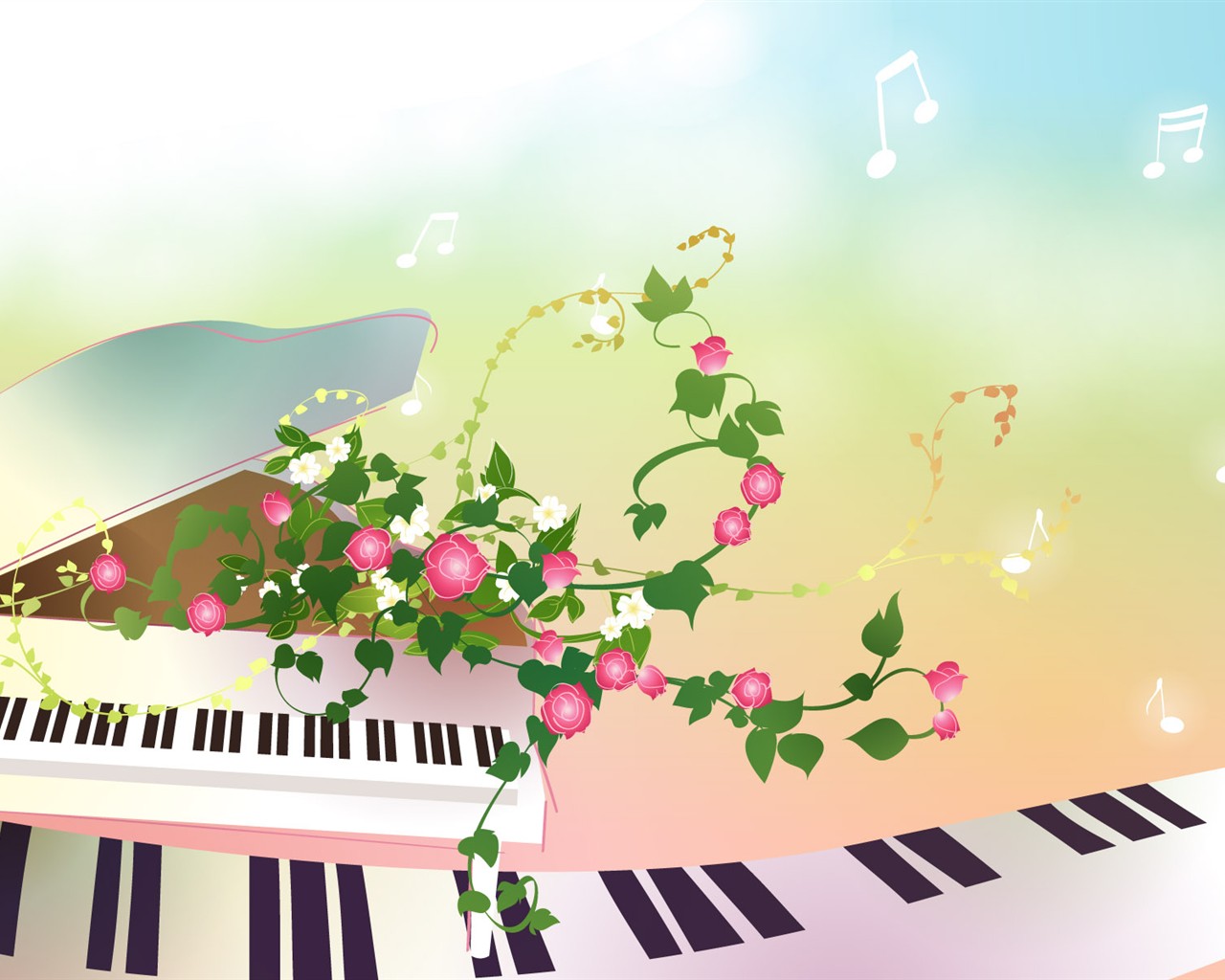 Spring Vector Wallpaper #12 - 1280x1024