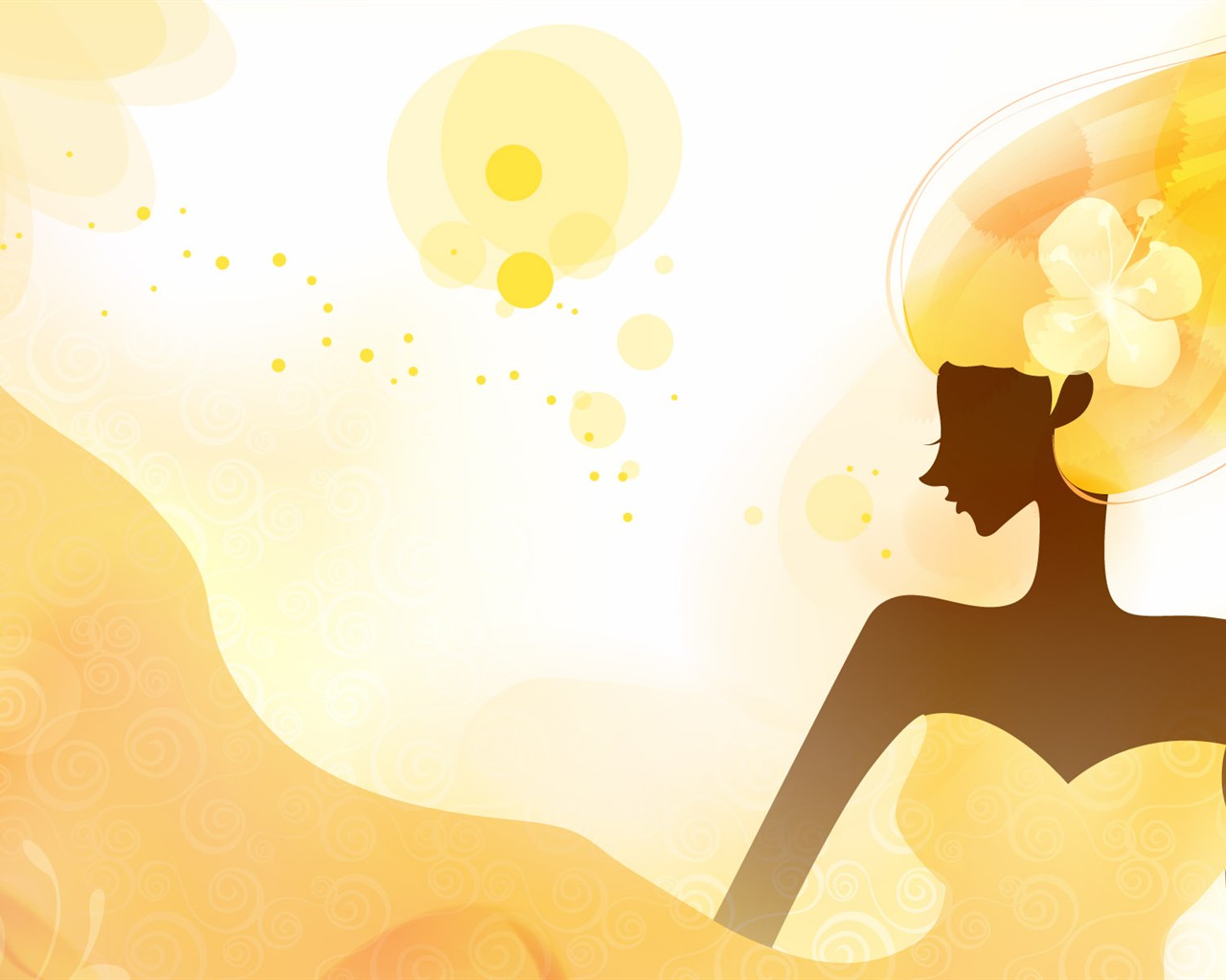 Vector Woman wallpaper #12 - 1280x1024