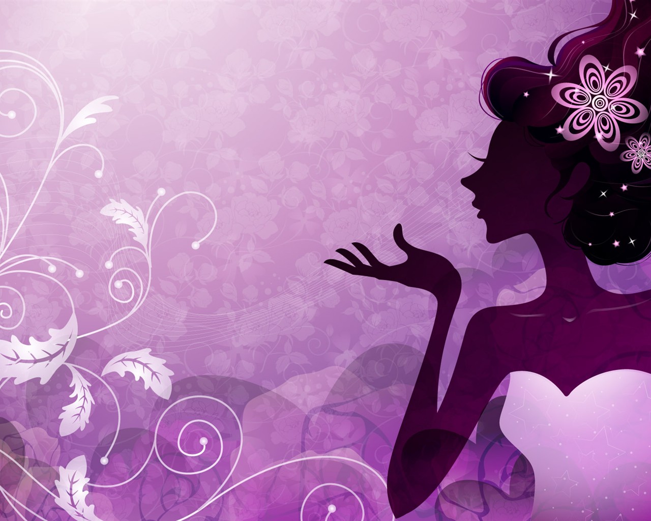 Vector Woman wallpaper #15 - 1280x1024