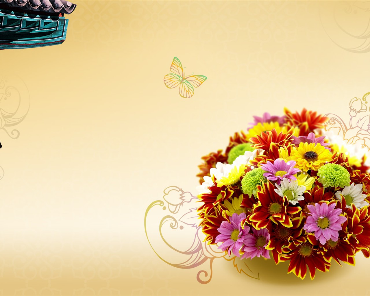 Synthesis of fine flowers #8 - 1280x1024