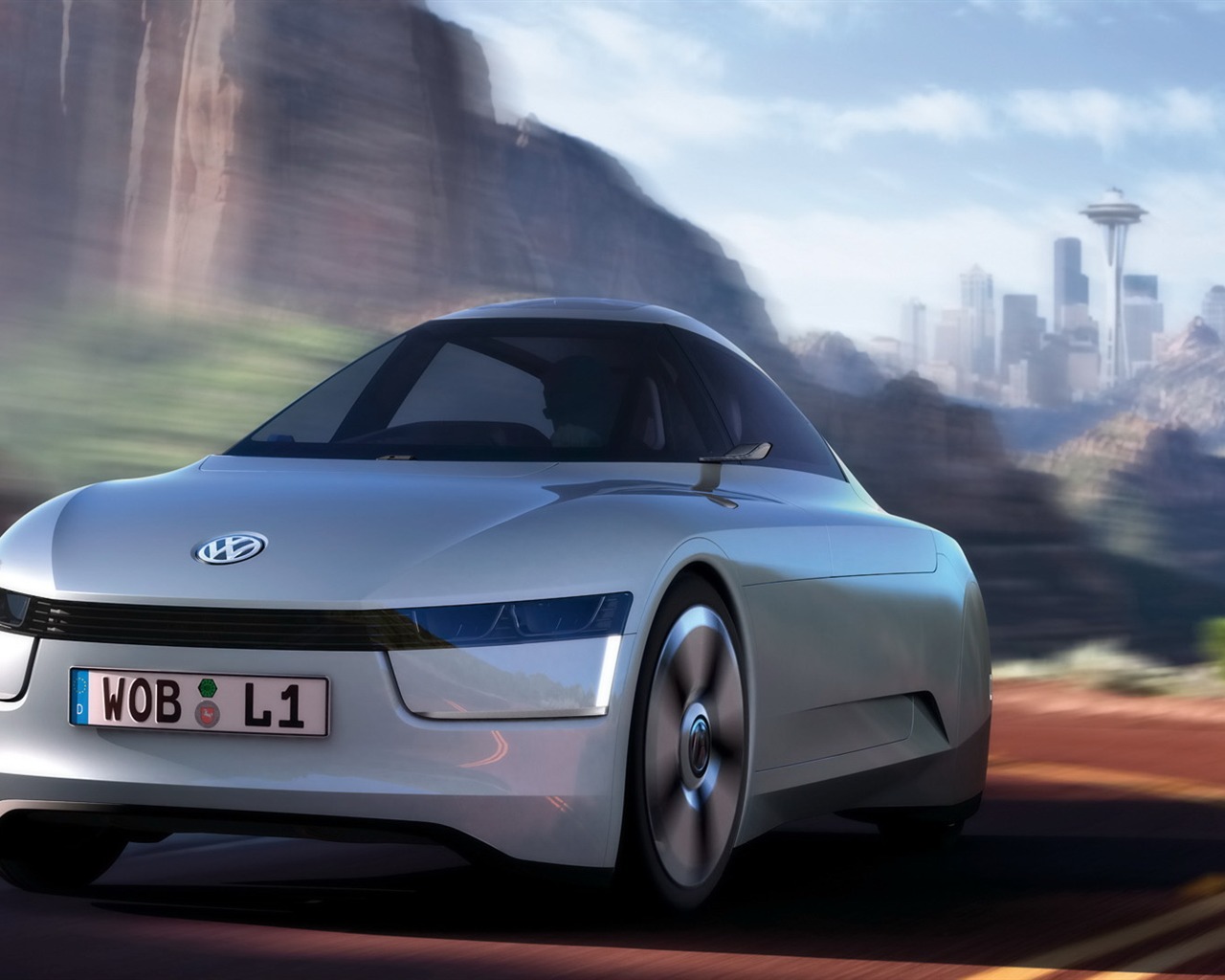 Volkswagen L1 Concept Car Wallpapers #1 - 1280x1024