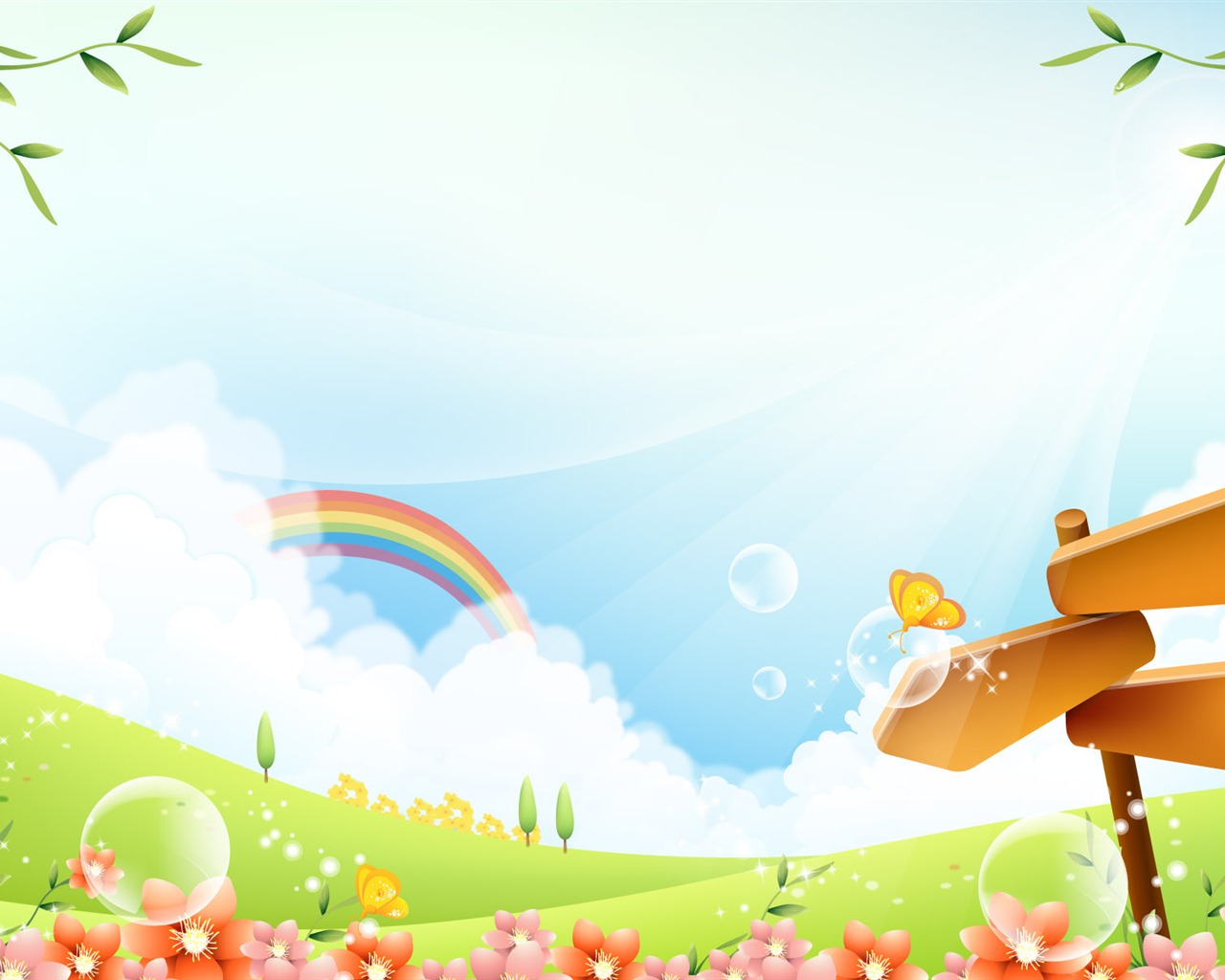 Cartoon Fantasy Scenery Wallpapers #8 - 1280x1024