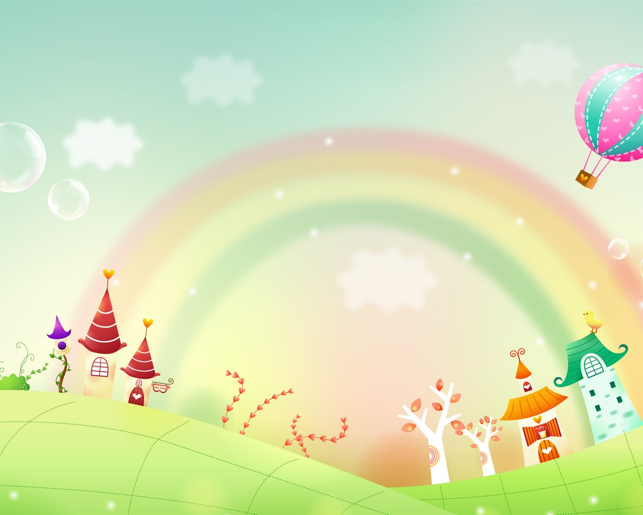 Cartoon Fantasy Scenery Wallpapers #11 - 1280x1024