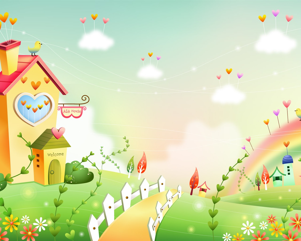 Cartoon Fantasy Scenery Wallpapers #19 - 1280x1024