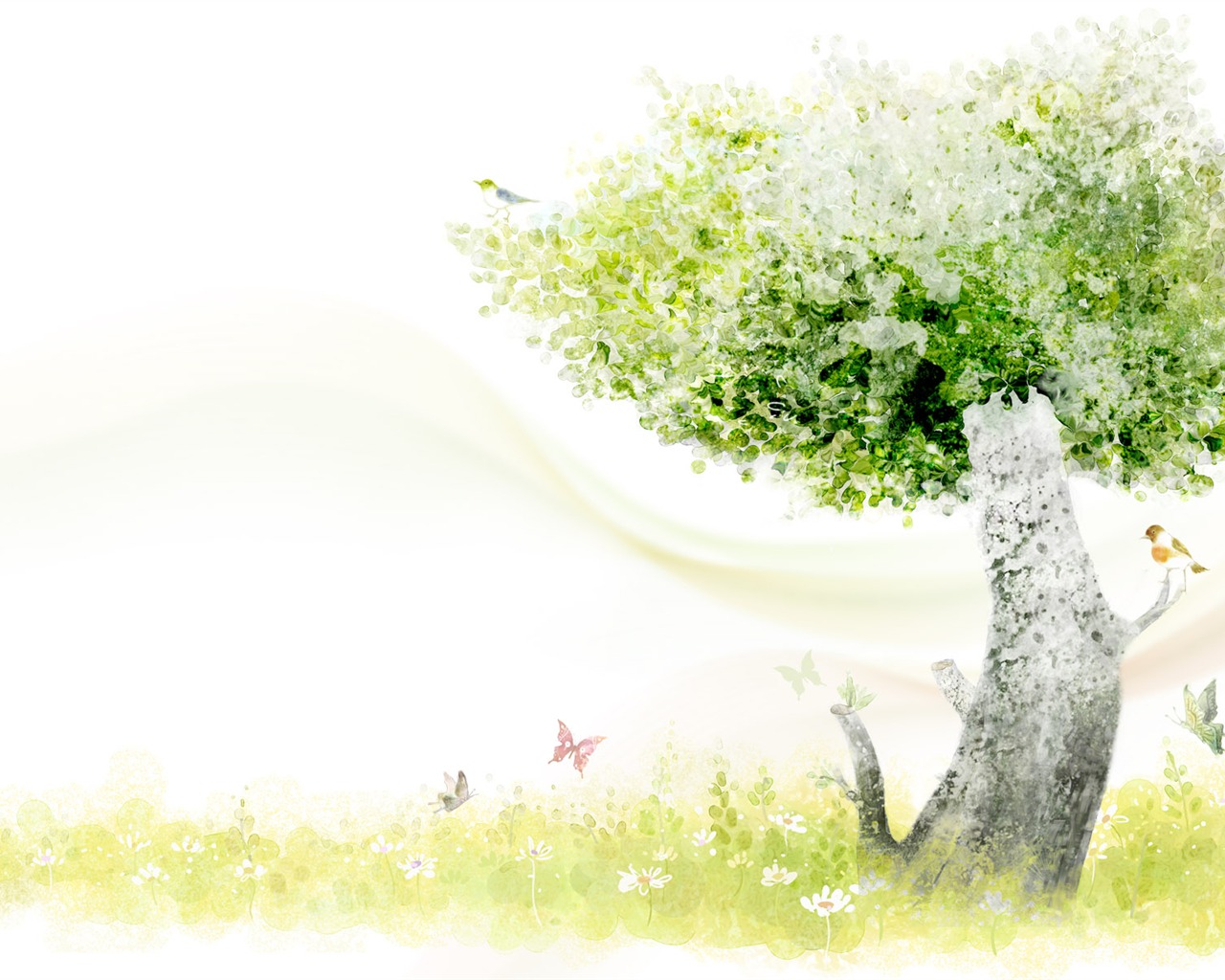 kreslený Tapety Fantasy Krajina #30 - 1280x1024