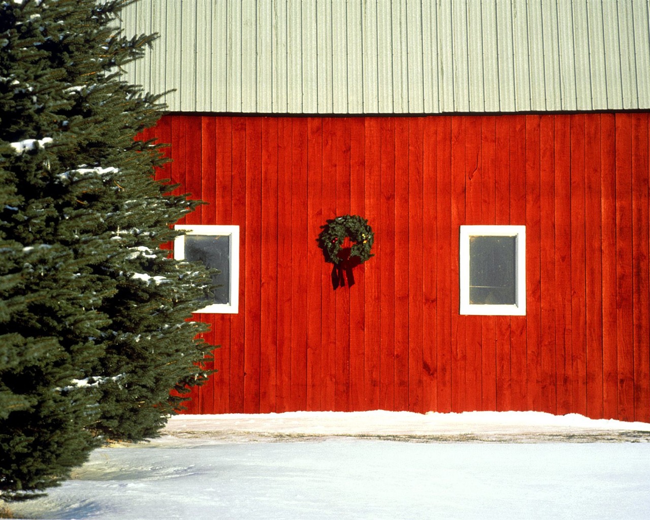 Christmas landscaping series wallpaper (1) #5 - 1280x1024
