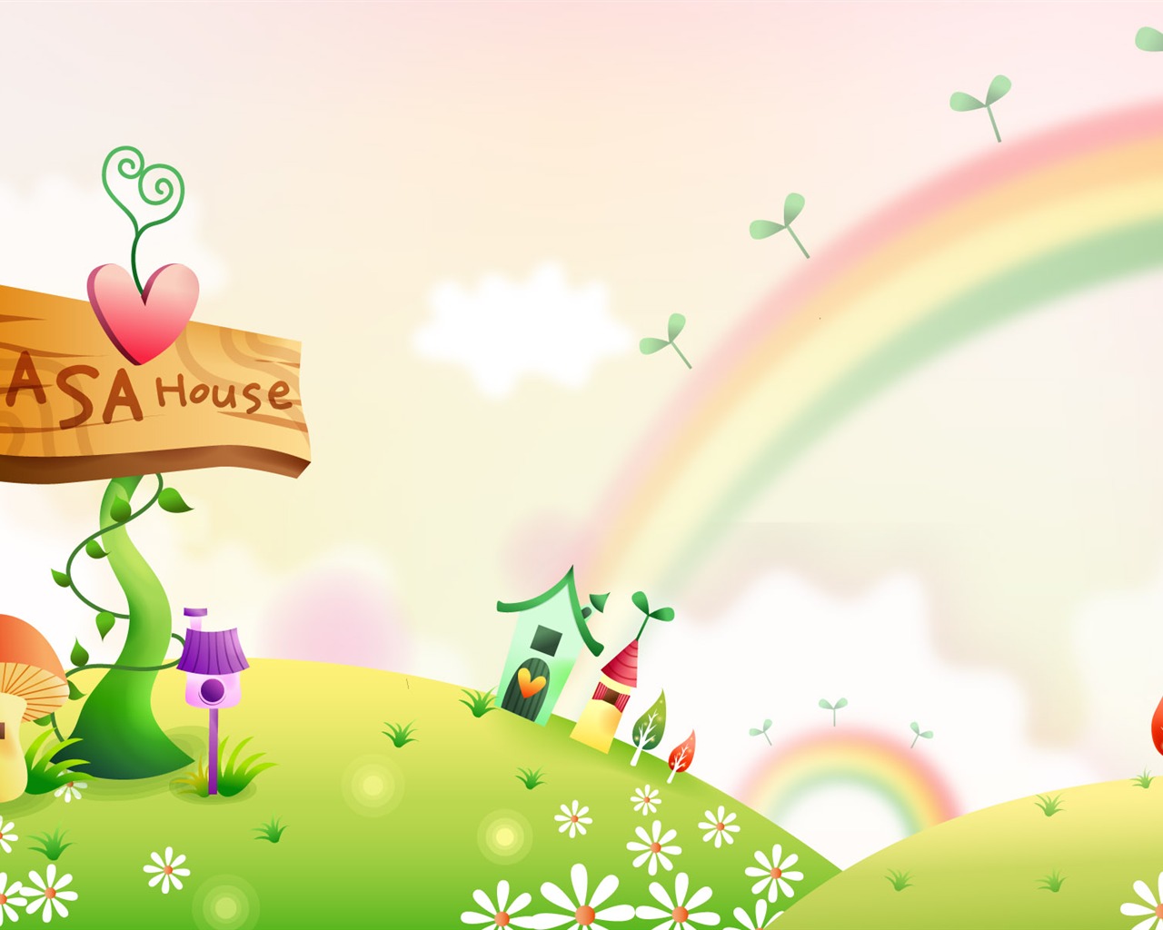 Cartoon Fantasy Scenery Wallpapers #2 - 1280x1024